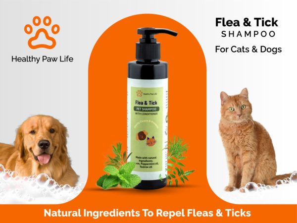 Flea and Tick 2 - in - 1 Shampoo & Conditioner for Dogs and Cats(200ml) 1 Flea and Tick 2 - in - 1 Shampoo & Conditioner for Dogs and Cats(200ml)
