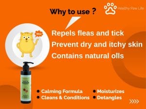 Flea and Tick 2 - in - 1 Shampoo & Conditioner for Dogs and Cats (200ml) -- Use Guide