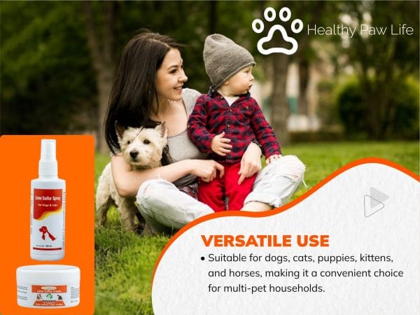 Lime Sulfur Pet Skin Cream(50gm) and Spray(100ml)