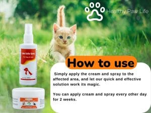 Lime Sulfur Pet Skin Cream(50gm) and Spray(100ml)