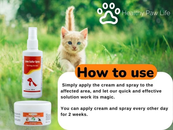 Lime Sulfur Pet Skin Cream(50gm) and Spray(100ml)