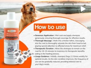 Sulfur Salicylic Acid Oatmeal Dog Shampoo (Antiparasitic & Antiseborrheic Shampoo)