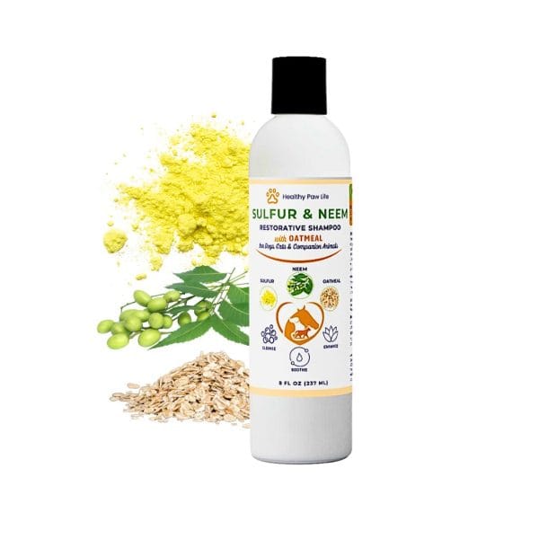 Sulfur & Neem Restorative Shampoo with Oatmeal 1 Sulfur & Neem Restorative Shampoo with Oatmeal