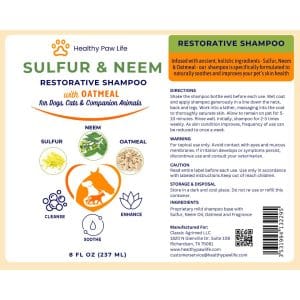 Sulfur & Neem Restorative Shampoo with Oatmeal