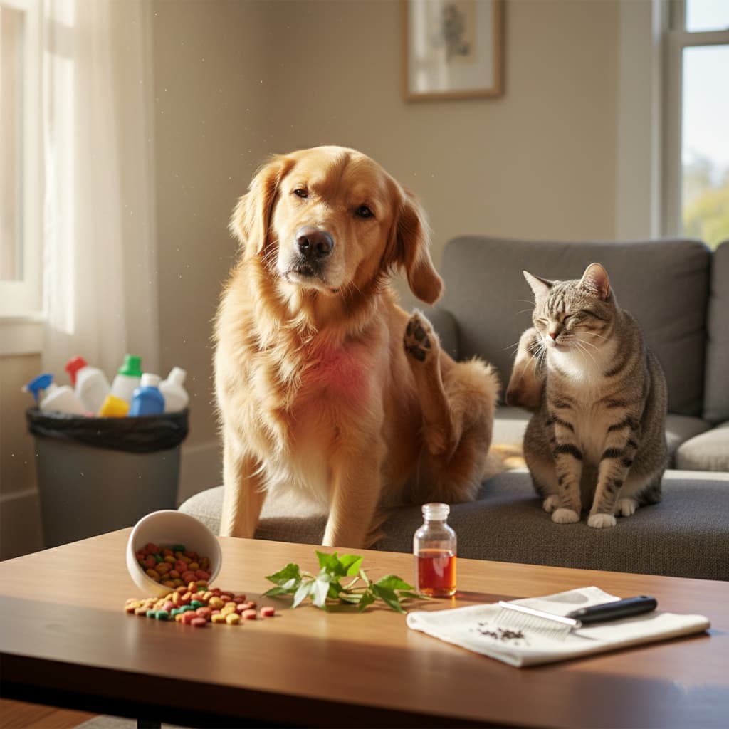 Common Causes of Skin Problems in Pets